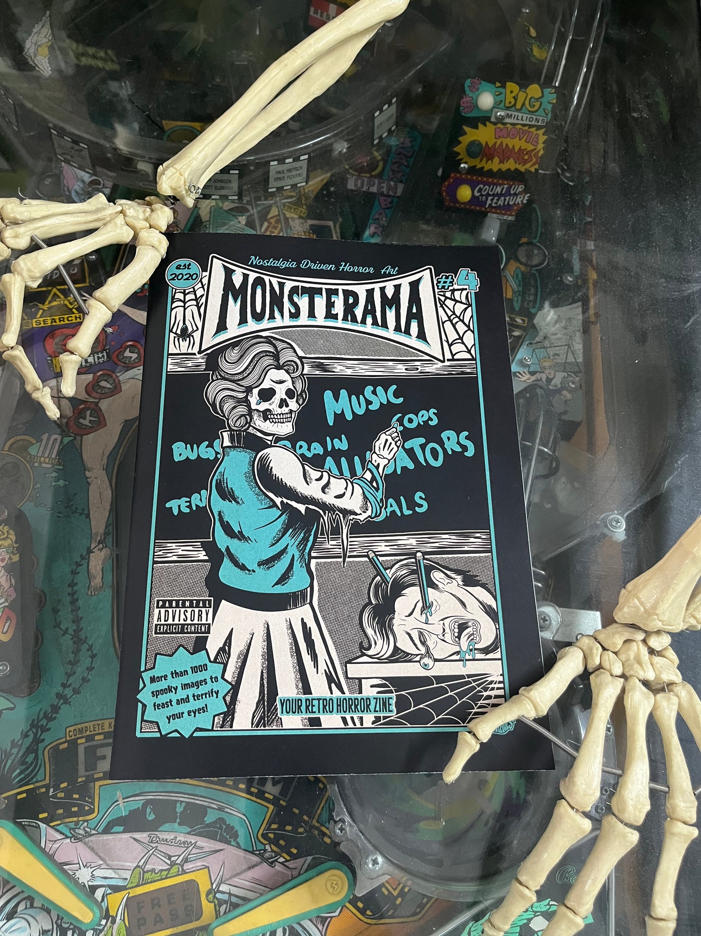 MONSTERAMA  VINTAGE HORROR MAGAZINE 4
