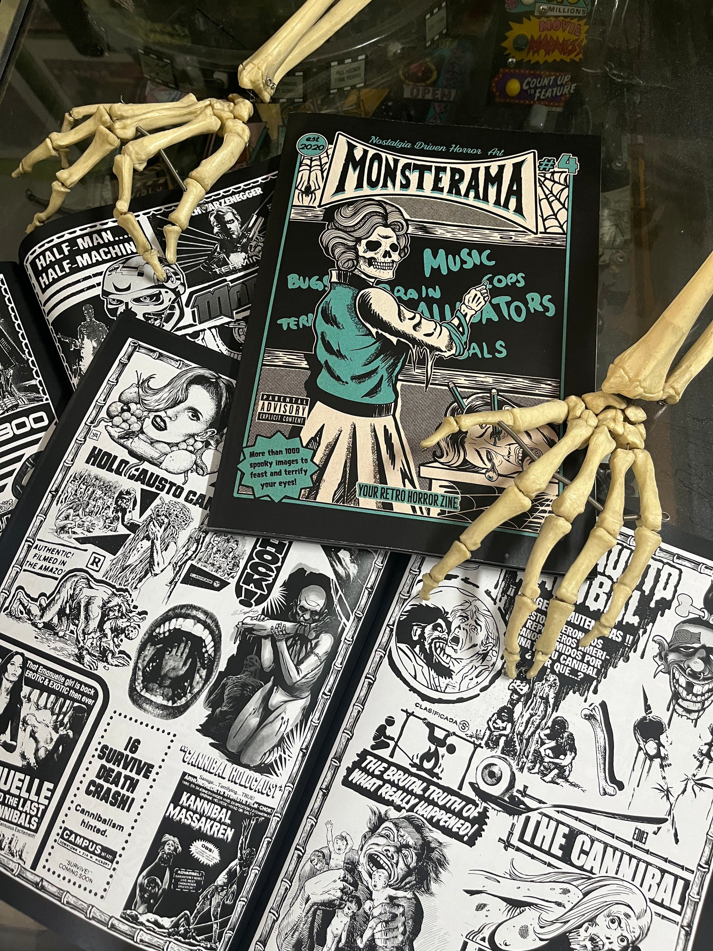 MONSTERAMA  VINTAGE HORROR MAGAZINE 4
