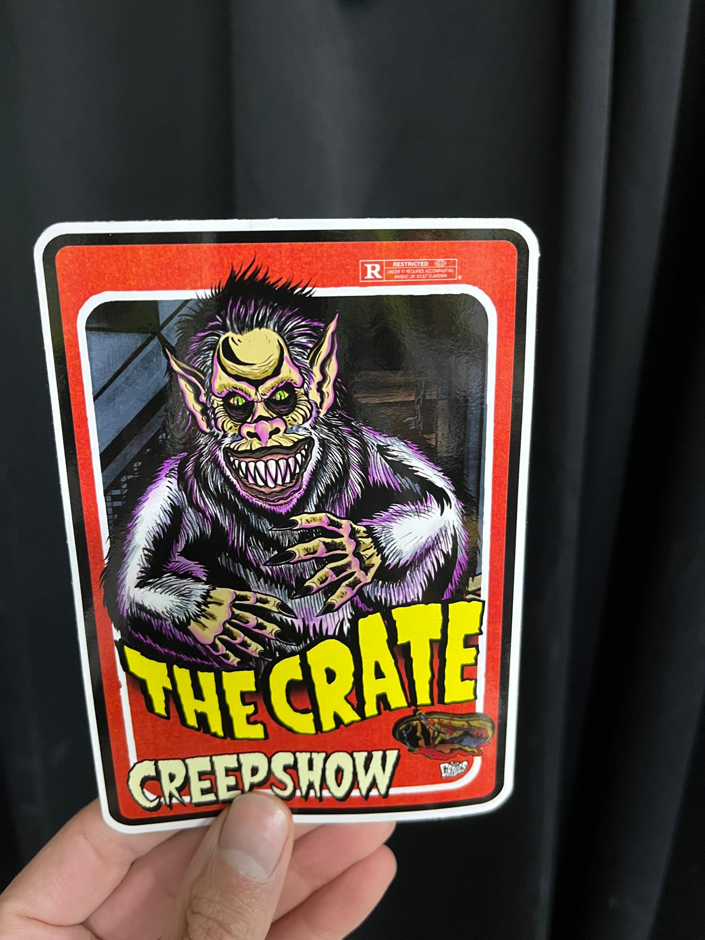 CREEPSHOW INSIPIRED HORROR MOVIE STICKER