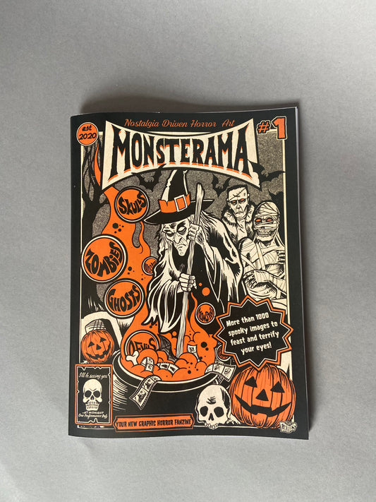 MONSTERAMA VINTAGE HORROR MAGAZINE #1