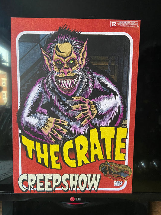 VINTAGE HORROR CREEPSHOW MOVIE INSPIRED PRINT